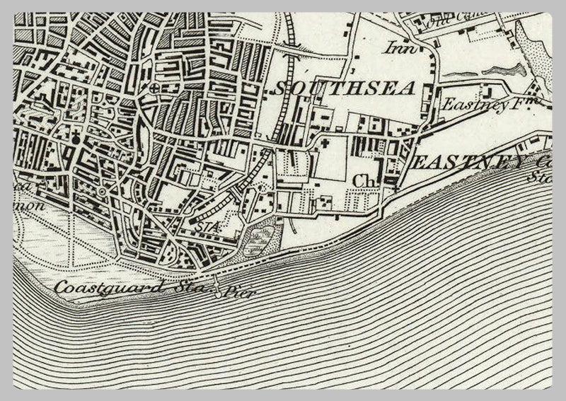 Portsmouth and Environs - Ordnance Survey of England and Wales 1870 Series