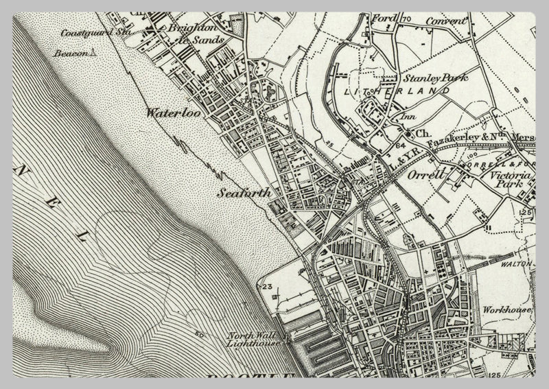 1890 Collection - Formby (Southport) Ordnance Survey Map