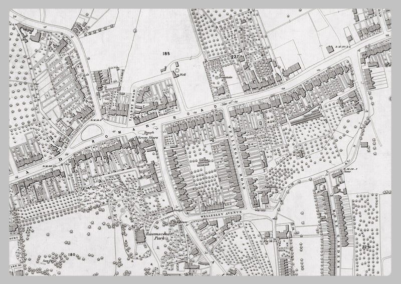 London 1872 Ordnance Survey Map - Sheet XI - Acton