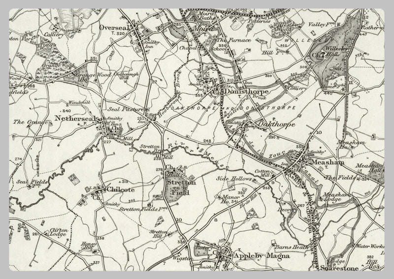1890 Collection - Atherstone (Loughborough) Ordnance Survey Map