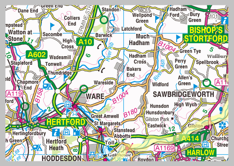 Hertfordshire County Map