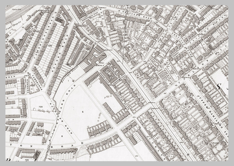 London 1872 Ordnance Survey Map - Sheet XXIV - St John's Wood