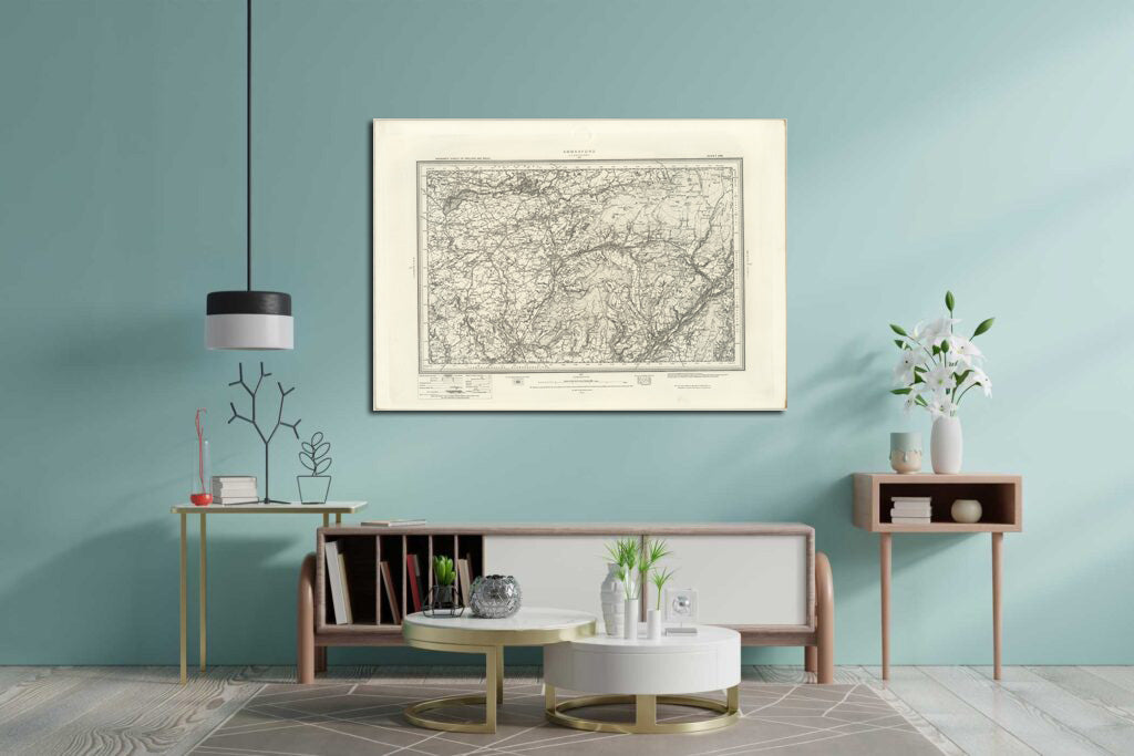 1890 Collection - Ammanford (Llandovery) 1890 OS Map