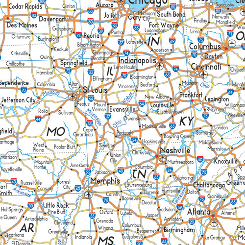 The Complete Rd. Map Road Maps– I Love Maps