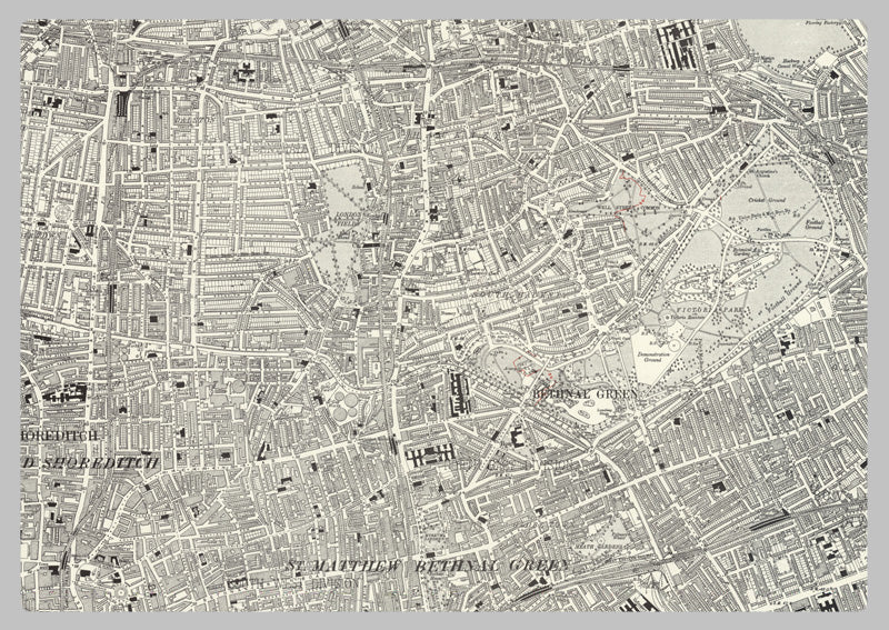 1920 Map of Central London - Ordnance Survey 1:10,560 Scale