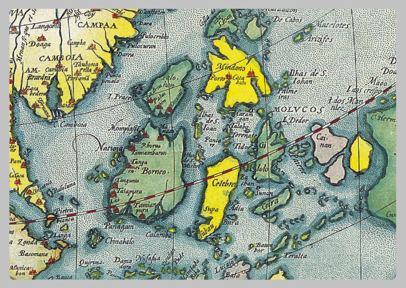 1567 - Map of Asia by Abraham Ortelius