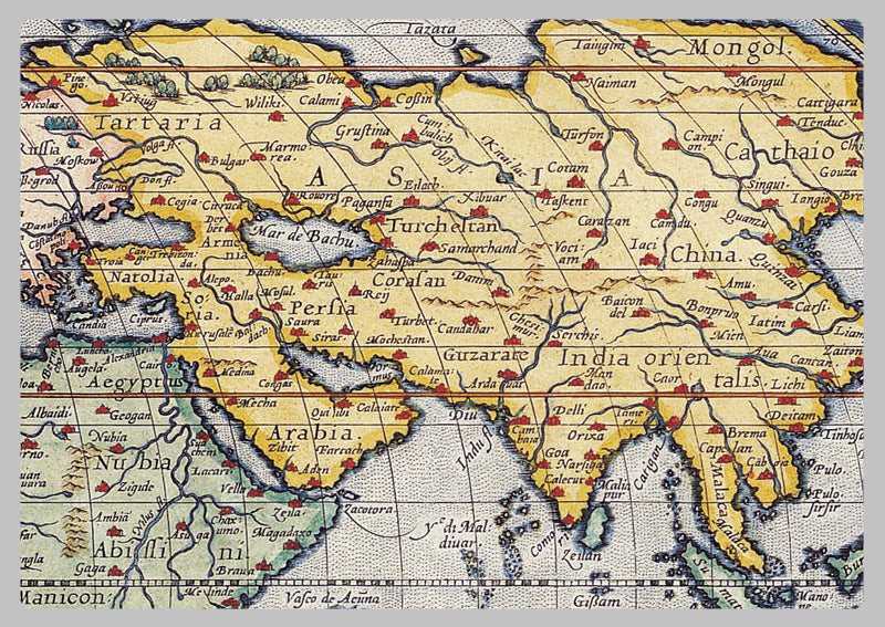 1570 - Map of the World by Abraham Ortelius