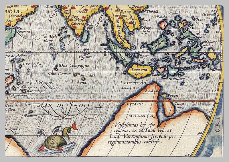 1570 - Map of the World by Abraham Ortelius