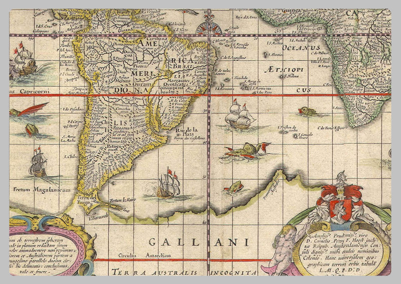 1635 - World Map by Willem Blaeu