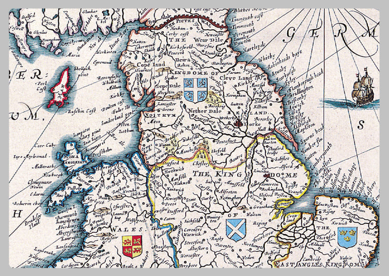 1646 - British Isles Map by Willem Blaeu