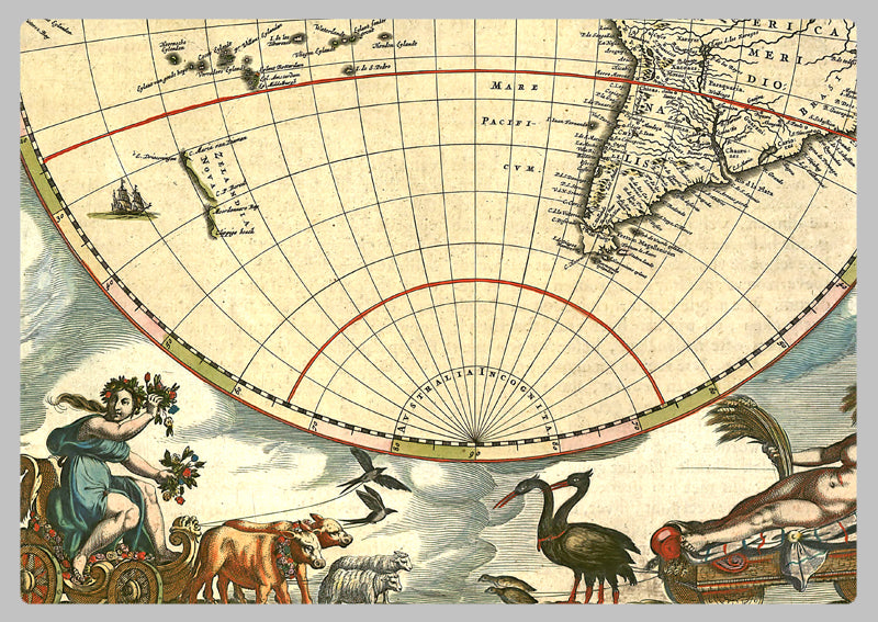 1662 - Map of the World by Joan Blaeu