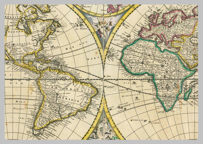 1670 - Nova Orbis Tabula by Frederik de Wit