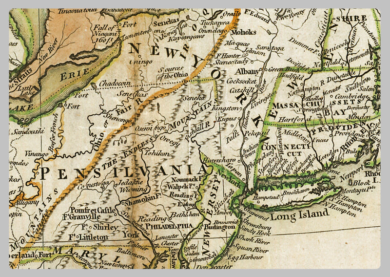 1783 - Map of the United States by John Wallis– I Love Maps
