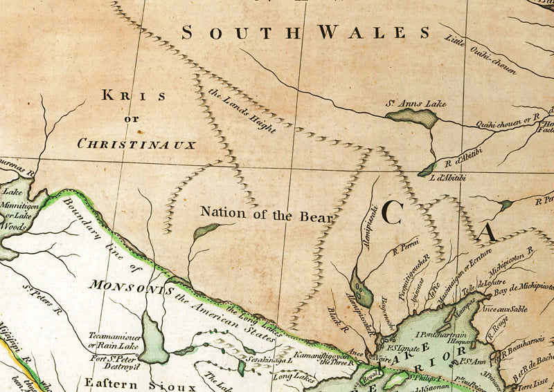 Antique 1783 Map of the United States