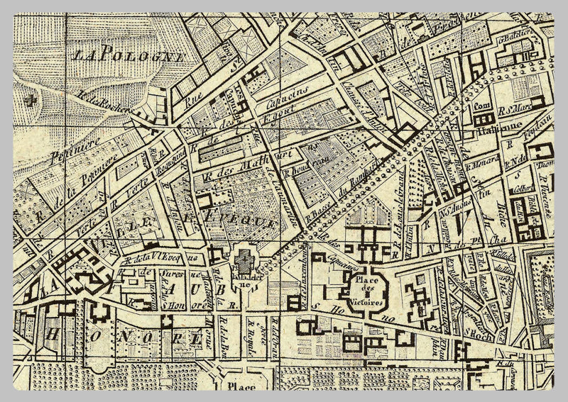 1802 - Nouveau Plan de la Ville de Paris by Pichon