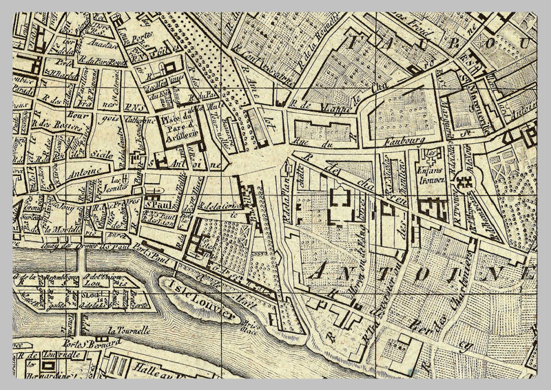 1802 - Nouveau Plan de la Ville de Paris by Pichon