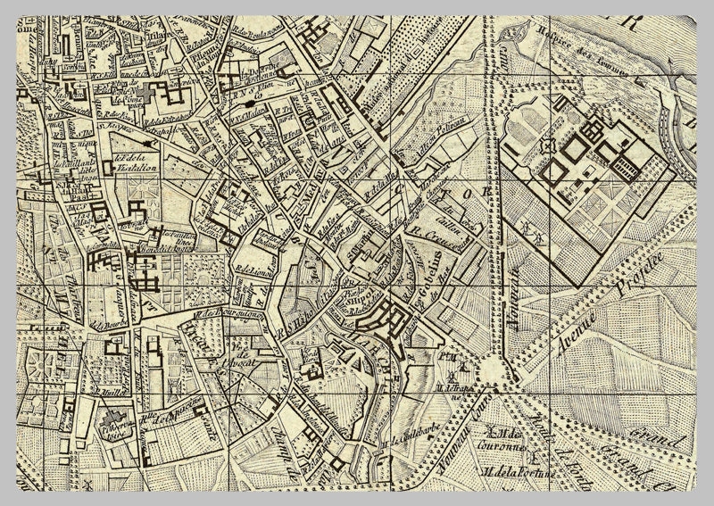 1802 - Nouveau Plan de la Ville de Paris by Pichon