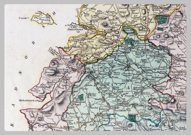 1804 - Map of Hereford by Charles Smith