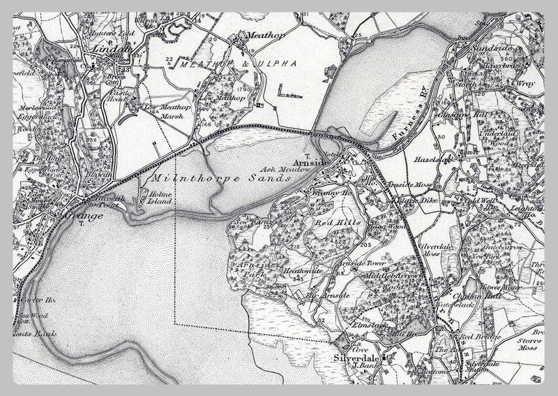 1850 Kirkby Lonsdale Ordnance Survey Map