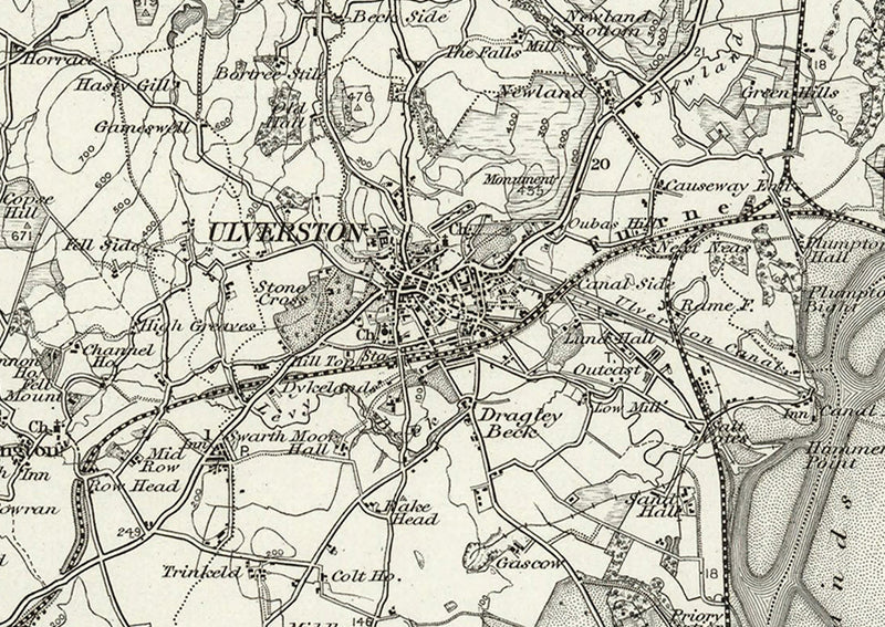 Furness Postcode Map Detailed Road Map Of Barrow In Furness – IQDW