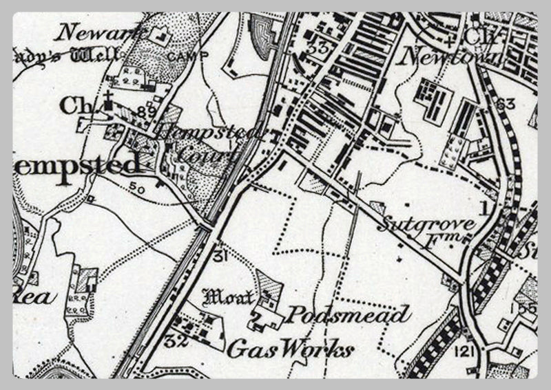 Gloucester and Environs - Ordnance Survey of England and Wales 1870 Series