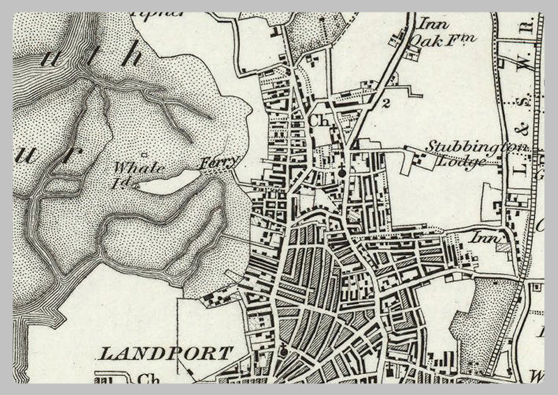 Portsmouth and Environs - Ordnance Survey of England and Wales 1870 Series