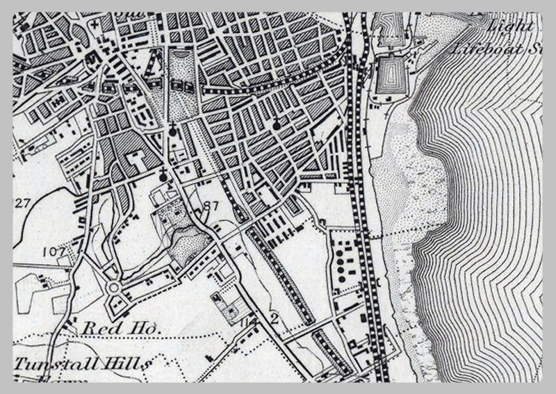 Sunderland and Environs - Ordnance Survey of England and Wales 1870 Series