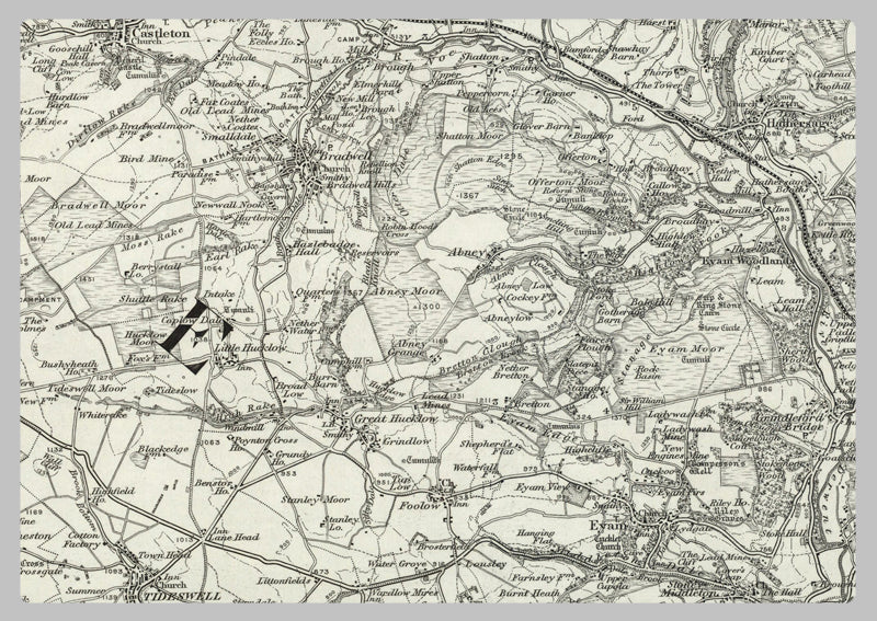 1890 Collection - Chapel en le Frith (Glossop) Ordnance Survey Map