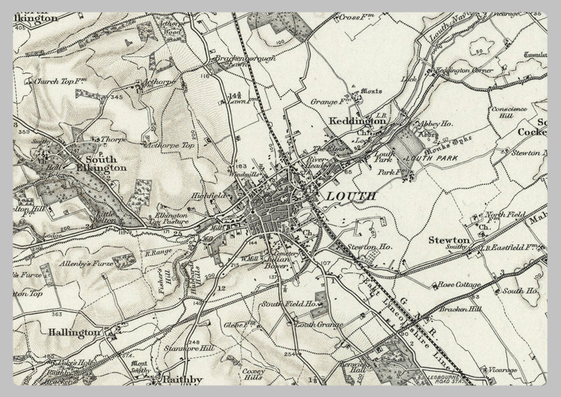 1890 Collection - Louth (Great Crimsby) Ordnance Survey Map