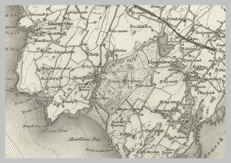 1890 Collection - Carnarvon (Holyhead) Ordnance Survey Map