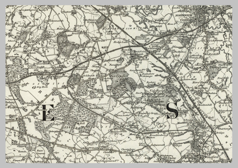1890 Collection - Chester (Runcorn) Ordnance Survey Map