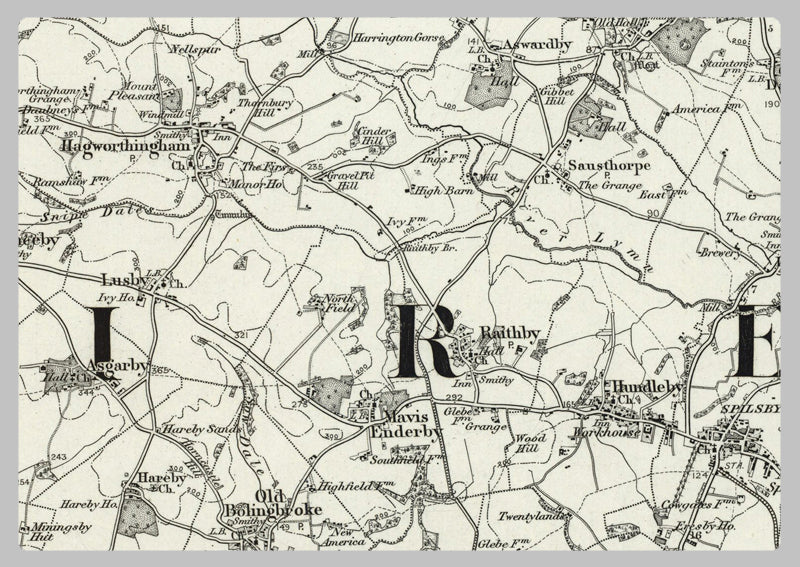 1890 Collection - Horncastle Ordnance Survey Map