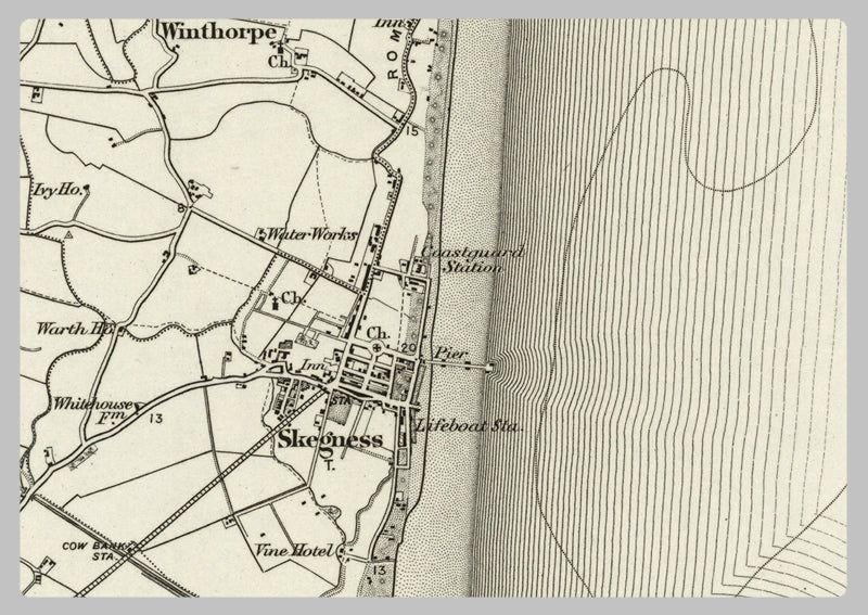 1890 Collection - Skegness (Alford) Ordnance Survey Map