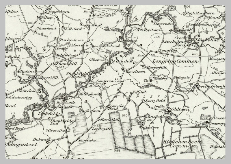 1890 Collection - Shopford Ordnance Survey Map