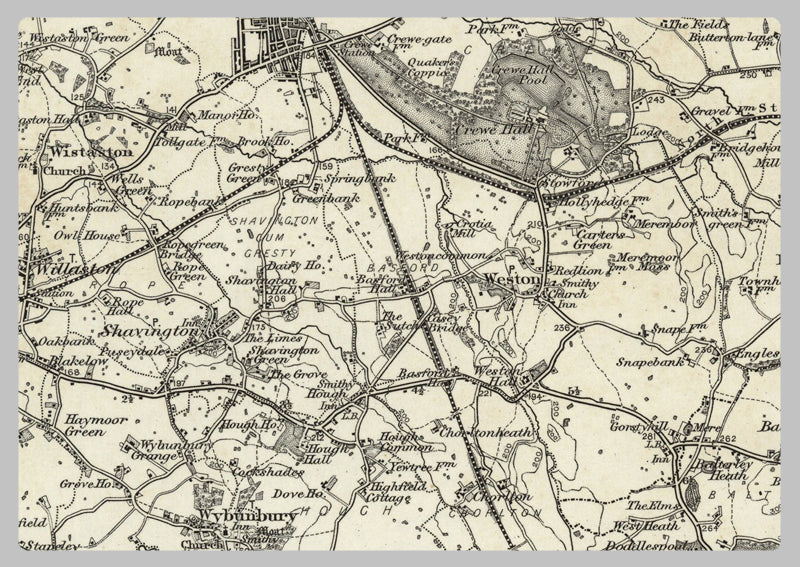 1890 Collection - Stoke upon Trent (Macclesfield) Ordnance Survey Map