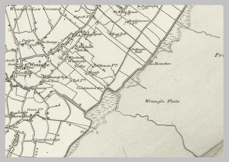 1890 Collection - The Wash (Skegness) Ordnance Survey Map