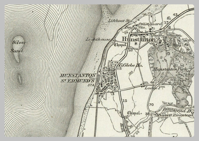 1890 Collection - The Wash (Skegness) Ordnance Survey Map
