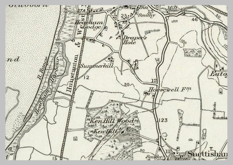1890 Collection - The Wash (Skegness) Ordnance Survey Map