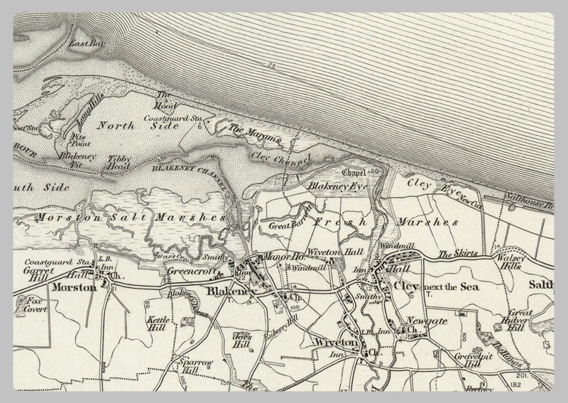 1890 Collection - Cromer Ordnance Survey Map