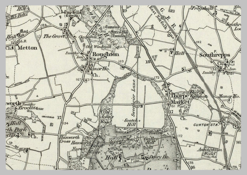 1890 Collection - Cromer Ordnance Survey Map
