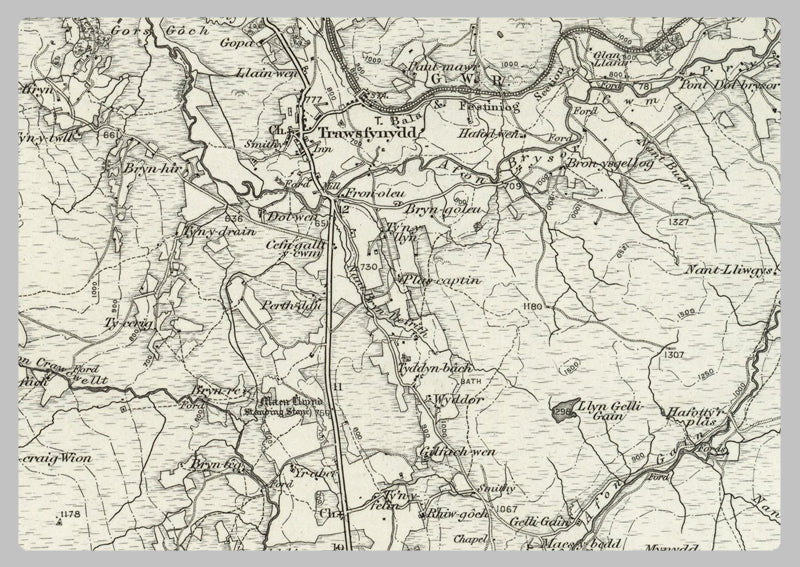 1890 Collection - Harlech (Snowdon) Ordnance Survey Map– I Love Maps