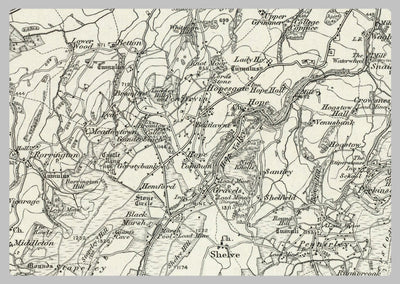 1890 Collection - Welshpool (Oswestry) Ordnance Survey Map– I Love Maps