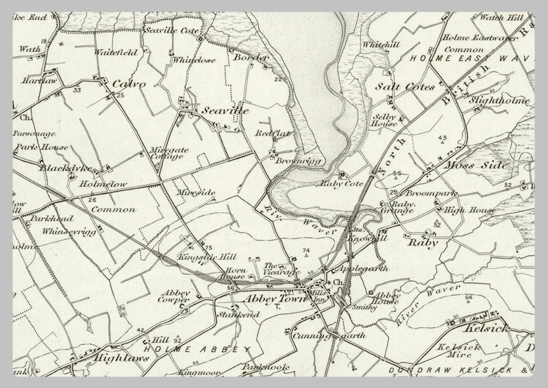 1890 Collection - Carlisle Ordnance Survey Map