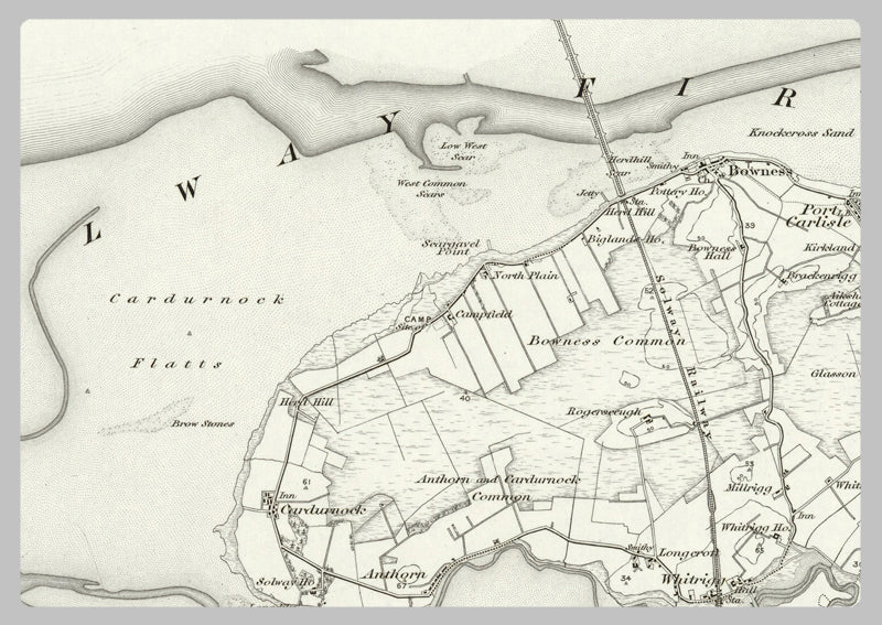 1890 Collection - Carlisle Ordnance Survey Map