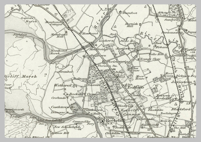 1890 Collection - Carlisle Ordnance Survey Map