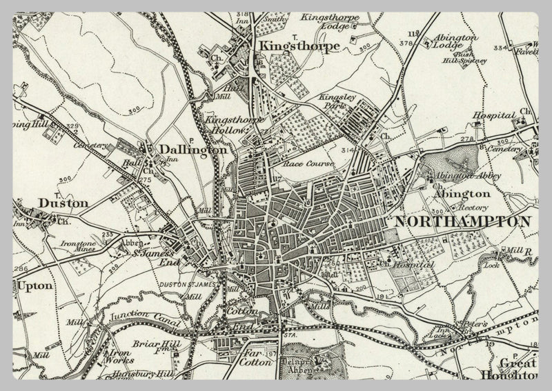 1890 Collection - Northhampton (Market Harborough) Ordnance Survey Map