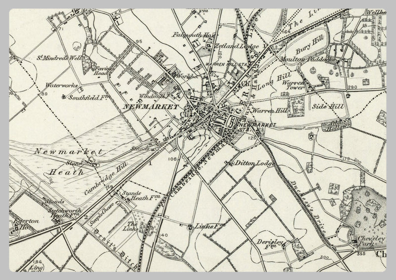 1890 Collection - Cambridge (Ely) Ordnance Survey Map