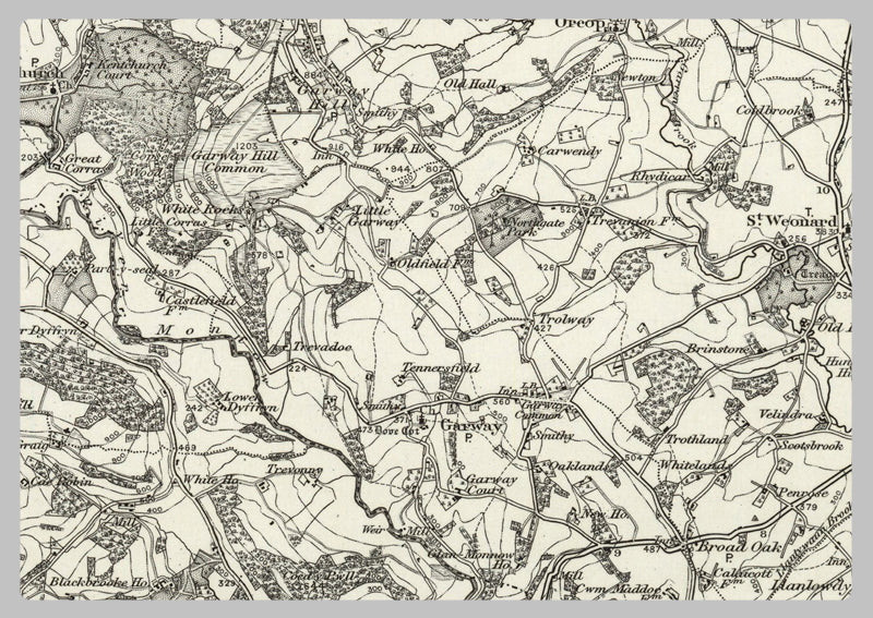 1890 Collection - Ross (Hereford) Ordnance Survey Map