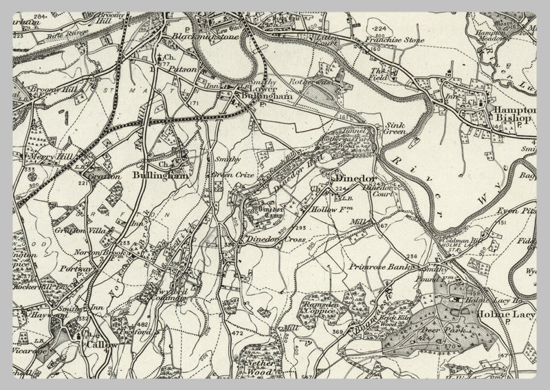 1890 Collection - Ross (Hereford) Ordnance Survey Map