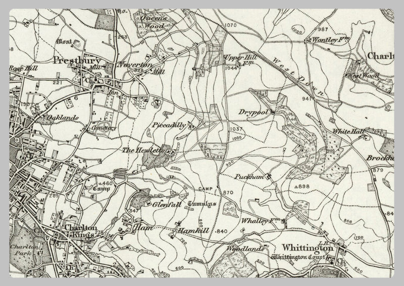 1890 Collection - Moreton in the Marsh (Stratford on Avon) Ordnance Survey Map